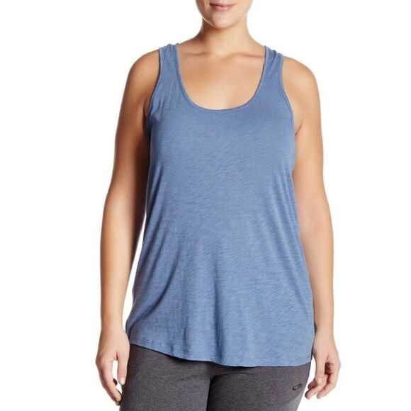 P.J. Salvage Demin Crochet Inset Tank Women's Size S Color Denim NWT - Picture 3 of 8